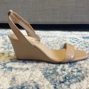 Antonio Melani Nude Wedges - Size 8